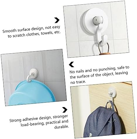Hemobllo Gold Shower Door Hooks No Drill Wall Hangers 1