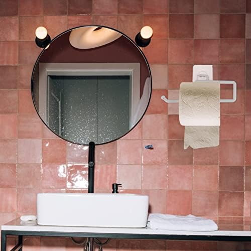 Wall-Mounted Toilet Paper Holder Durable Stylish Storage Organizer
