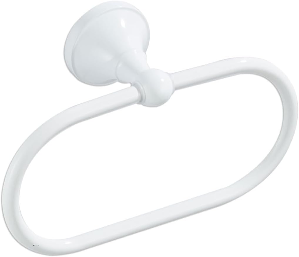 LIOOBO White Wall Mounted Towel Holder