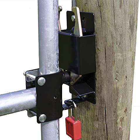 Powerfields Two-Way Lockable Gate Latch Farm Pet Cage Fence Stable Gate