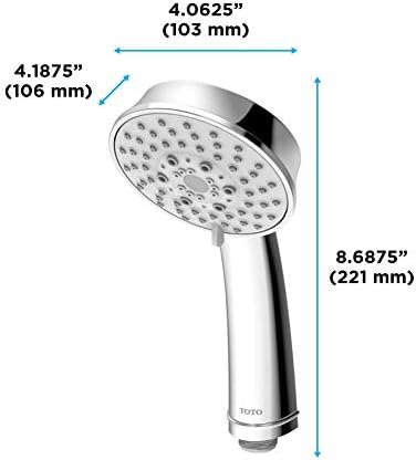 TOTO 4-inch Polished Chrome High-Performance Showerhead