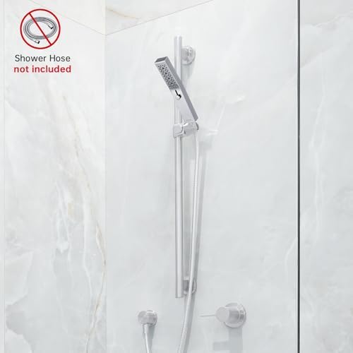 G-Promise All Metal Square 3-Mode Handheld Shower Head