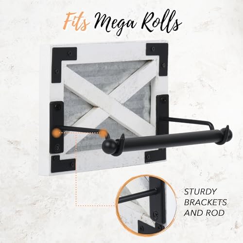 Autumn Alley Rustic Toilet Paper Holder - Farmhouse Style