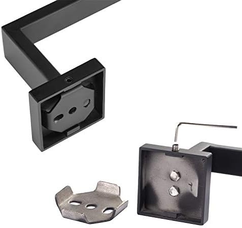 Toprema Toilet Paper Holder Stainless Steel Matte Black