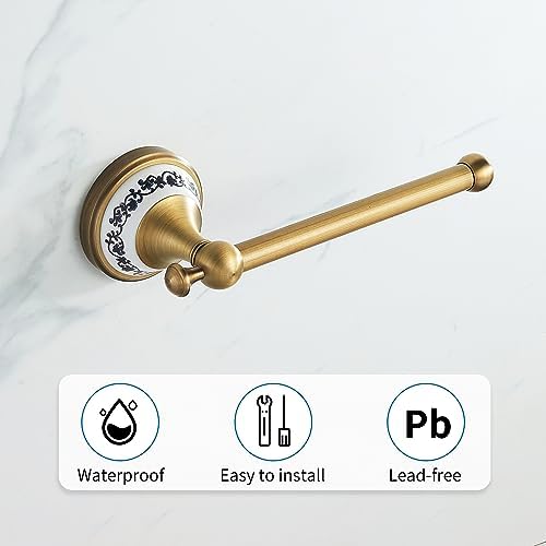 Toilet Paper Holder with Porcelain Design