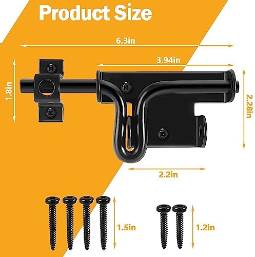 HELEMAN Heavy-Duty Gate Latch
