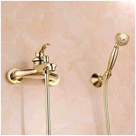 Double-Handled Wall-Mounted Shower Head Kit