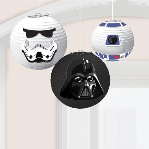 Star Wars Galaxy Paper Lanterns 3-Pack - Assorted Designs