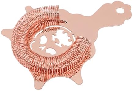 Professional Drink Strainer with Rose Gold Design