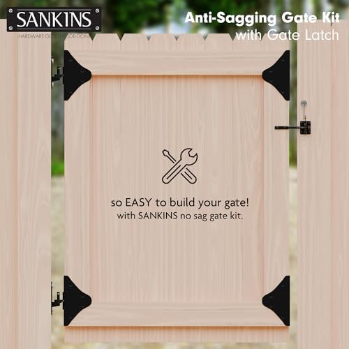 Sankins Anti Sag Gate Frame Kit for Wooden Gates