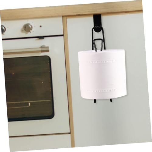 Sturdy Black Wall-Mounted Toiletpaper Holder For Modern Bathrooms