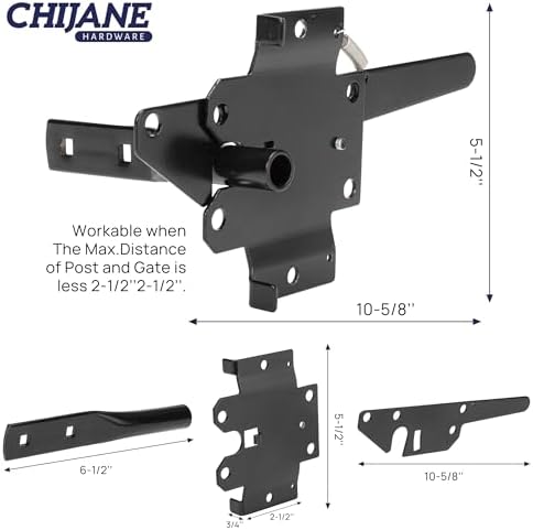 Heavy-Duty Fence Latch Self-Closing Automatic Door Safety
