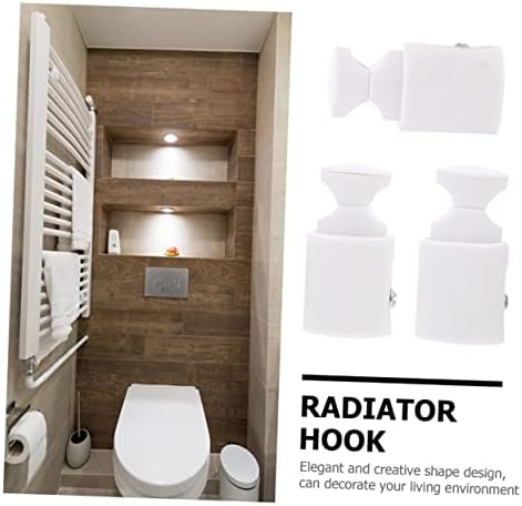Hohopeti Bathroom Shower Hooks Set of 3 Space-Saving Towel Holders