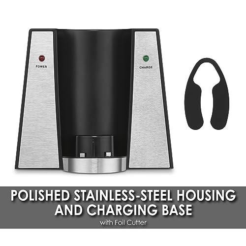 Waring Portable Electric Wine Opener with Recharging Station