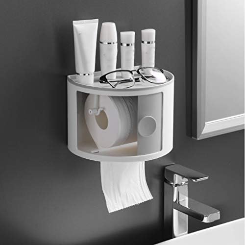 Toilet Paper Holder Wall-Mounted Organizer Waterproof