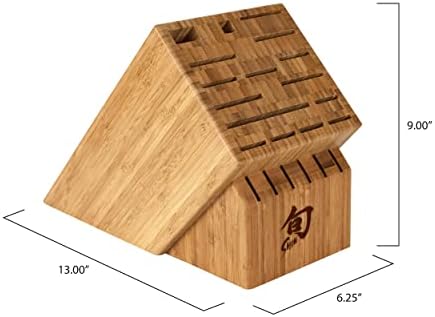 Shun Bamboo Knife Block with 22 Slots