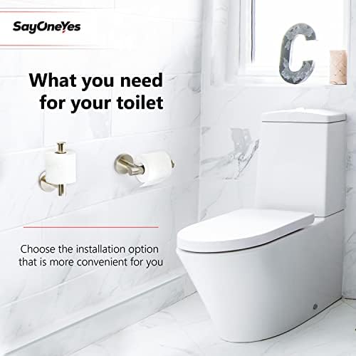 Luxury Brushed Nickel Toilet Paper Holder