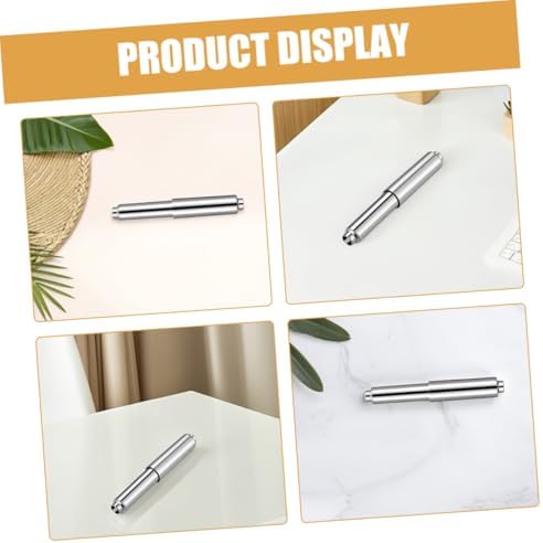 Jojofuny 4PCS Toilet Paper Roller Replacement Chrome Spring Rod