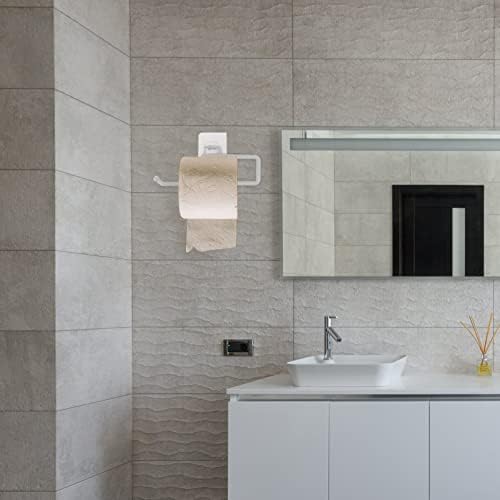 Wall-Mounted Toilet Paper Holder Durable Stylish Storage Organizer