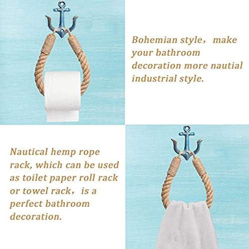 Soarlor Nautical Toilet Paper Holder Blue 1
