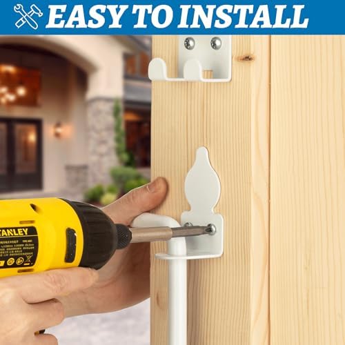 Dreamxiang 24 Heavy Duty Cane Bolt Gate Drop Rod Hardware