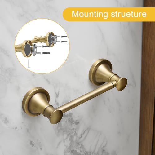 Sturdy Rust-Resistant Wall-Mounted Toilet Paper Holder