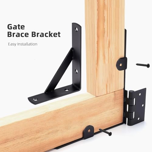 2-Pack Anti-Sag Gate Kit for Durable Fence Gates