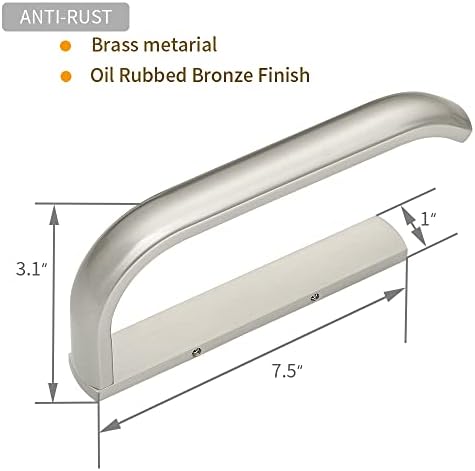 BESy Brass Toilet Tissue Holder Brushed Nickel