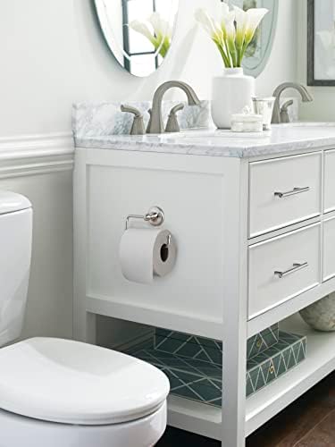 Amerock Wall Mounted Brushed Nickel Toilet Paper Holder Bathroom Tissue Holder