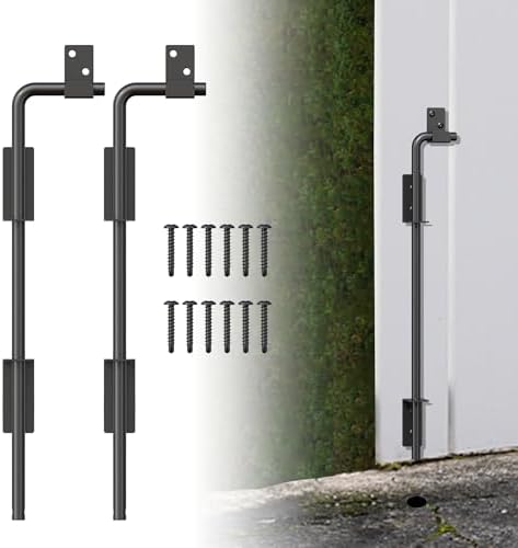 18-inch Heavy Duty Cane Bolt Gate Drop Rod Kit with Square Design