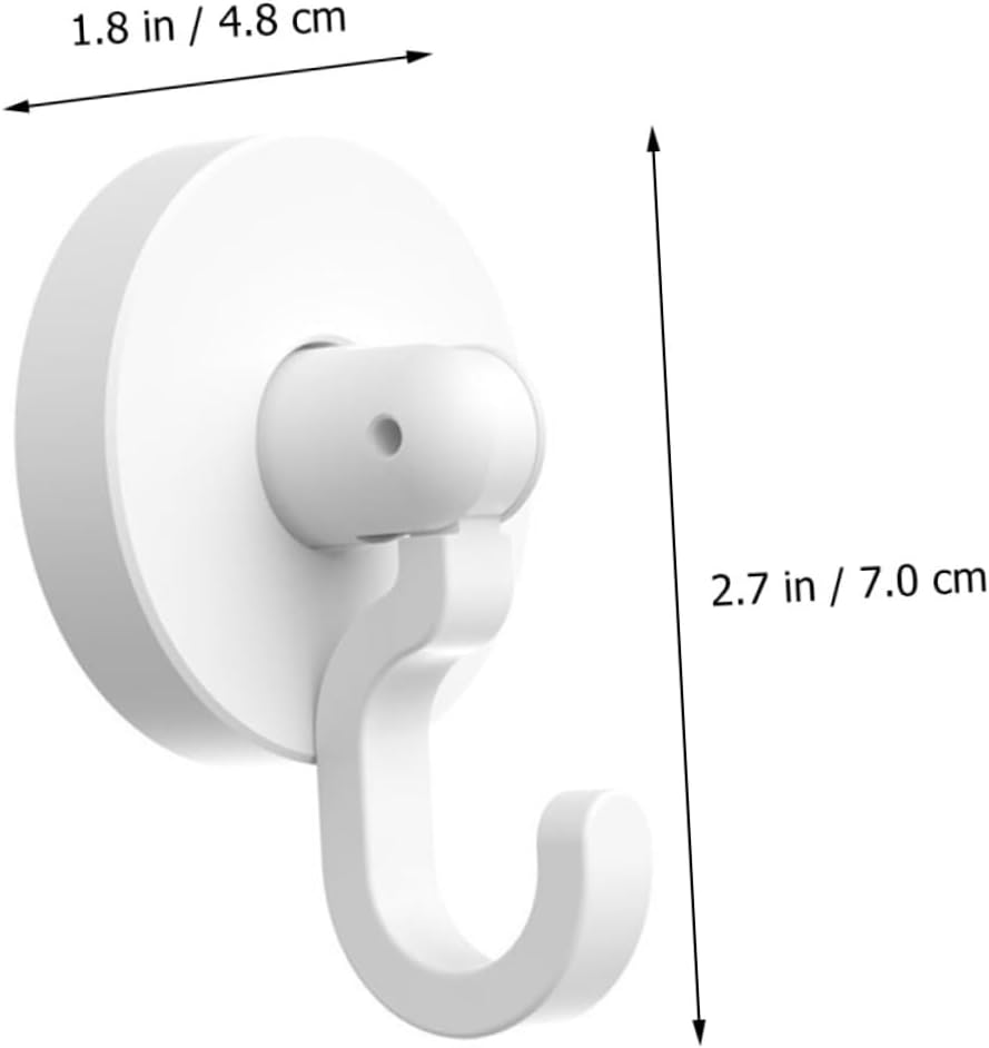 Happyyami 3pcs Self-Adhesive Wall Hooks for Bathroom Kitchen Door Hanger
