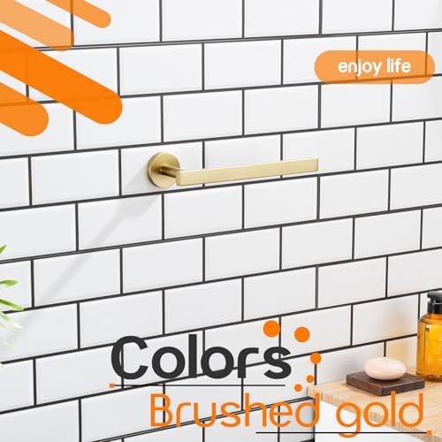32 Inch Brushed Gold Towel Bar with Holder and Bracket AN4001GD-L32