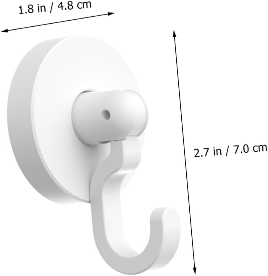 WHAMVOX Multipurpose Bathroom Hooks Black Self-Adhesive Heavy Duty