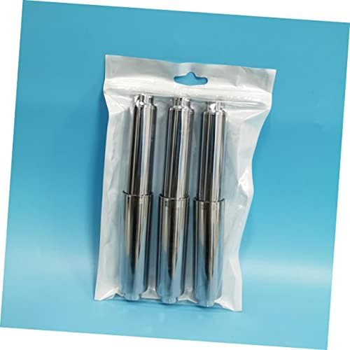 Mipcase 3Pcs Toilet Paper Holder for Bathroom Kitchen Silver