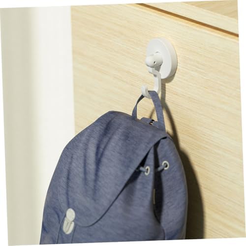 KITANDOVE 3pcs Self-Adhesive Hooks for Bathroom and Kitchen