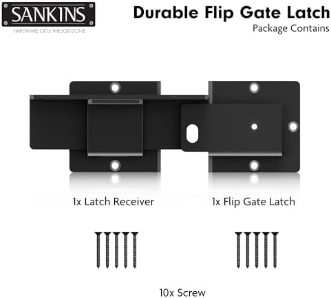 Heavy Duty Flip Gate Latch for Outdoor Use