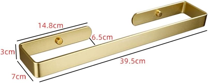 ANNBKA Gold Towel Bar with Black Finish