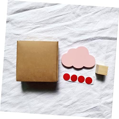 Alipis Pink Cloud Wooden Wall Hook Decor