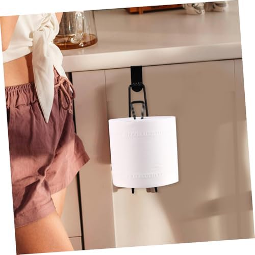 Stylish Wall-Mounted Toilet Paper Holder Black