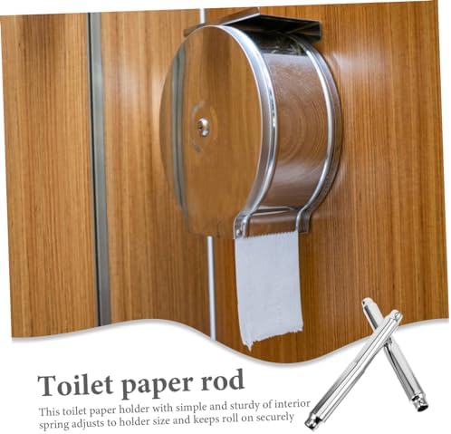 DOITOOL Toilet Paper Holder Retractable Spindle for Easy Replacement