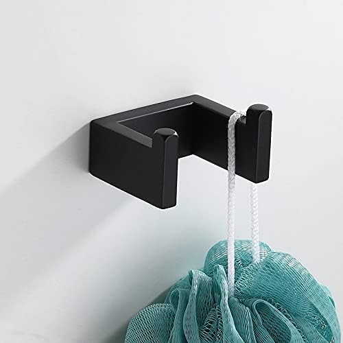 Shower Shelves Black Bathroom Hardware Set