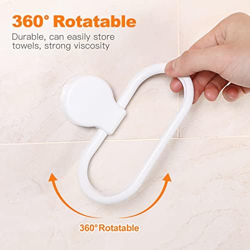 Cabilock Adhesive Towel Ring No Drilling Wall Mounted