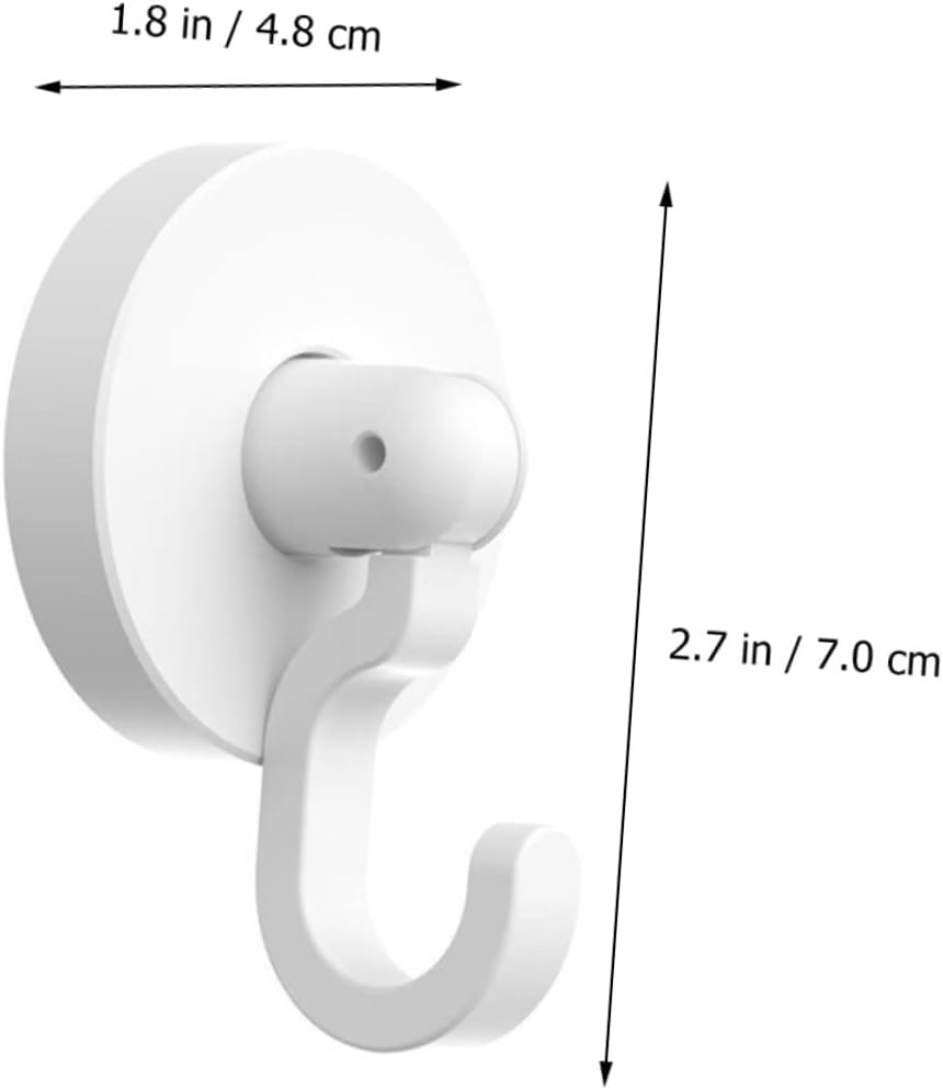 PRETYZOOM 3pcs Adhesive Hooks for Shower and Kitchen 1