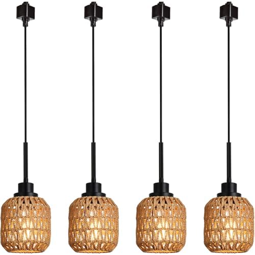 TULUCE 4-Pack Track Lighting Pendant Lights 1