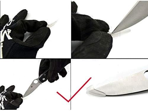 Acxico 100Pcs Blade Knife Tip Protector Plastic Cover