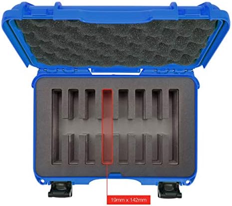 Nanuk 909 Waterproof Knife Case with Custom Foam - Blue