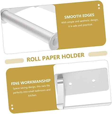 SEWACC Bathroom Paper Holder Metal Tissue Shelf