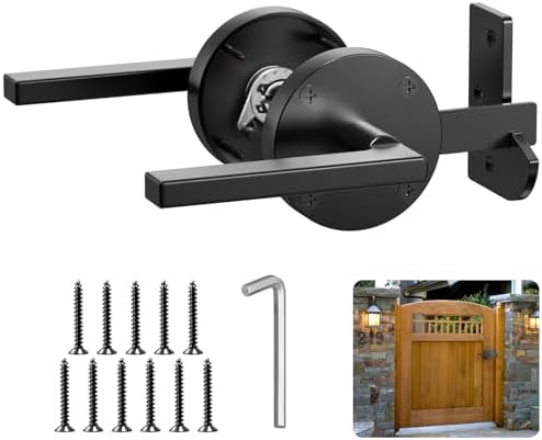 High-Quality Double-Sided Gate Latch for Wooden Fences More