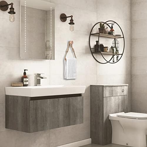 Moonlux Industrial Rope Toilet Paper Holder with Adhesive