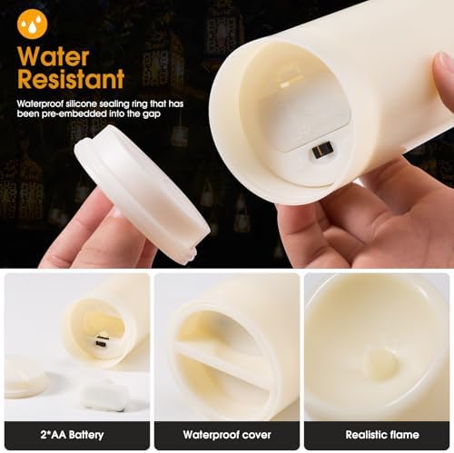 24-Pack LED Flameless Candles with Remote Control